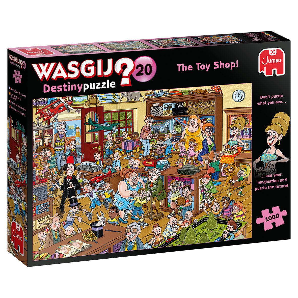 Jumbo Spiele Puzzle Wasgij Destiny 20 Das Spielzeuggeschäft! 1000 Teile Puzzle, 1000 Puzzleteile, Made in Europe