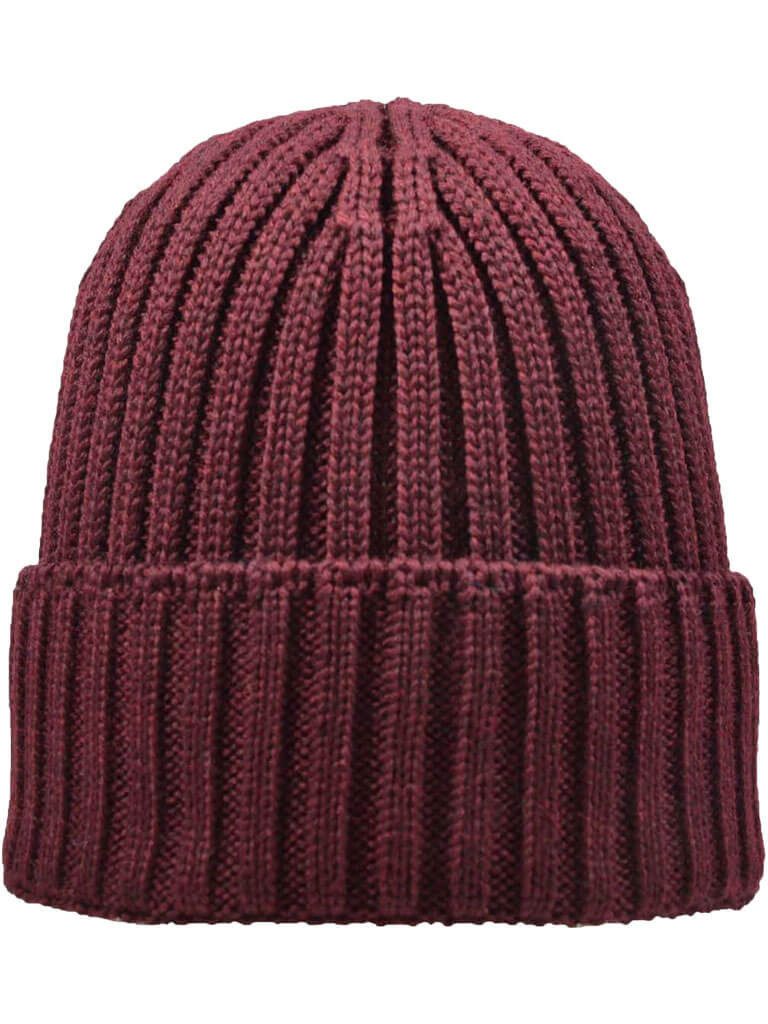 tomBrook Strickmütze 3614 tomBrook Unisex Wollmütze aus Schurwolle mit Innen-Fleece-Fütterung