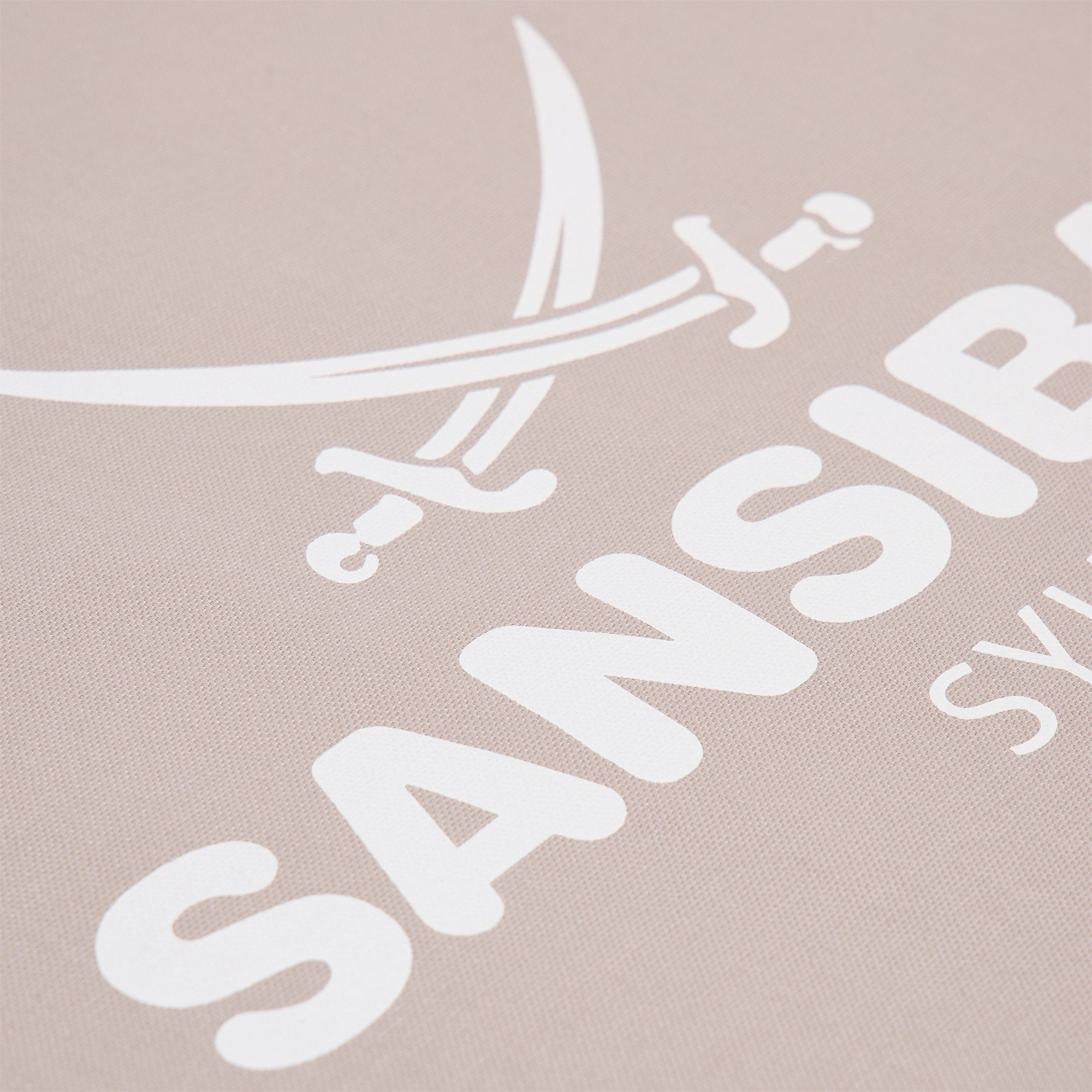 Sansibar Sylt Kissenhülle Kissenbezug Sansibar Sylt Kissenhülle, Sansibar Logo Druck, 45x45 cm, mit Logo-Schriftzug, mit verdecktem Reißverschluss