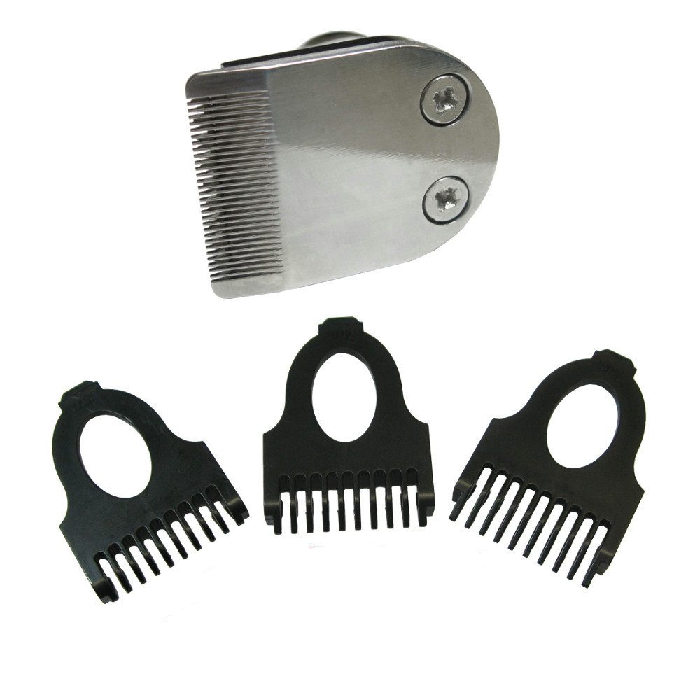 Trade-Shop Ersatzscherkopf Haar-Trimmer passend für Philips Shaver S5000-Serie S7000-Serie, Bürstenkopfeinheit komplett mit Rückteil und 3 Aufsätzen