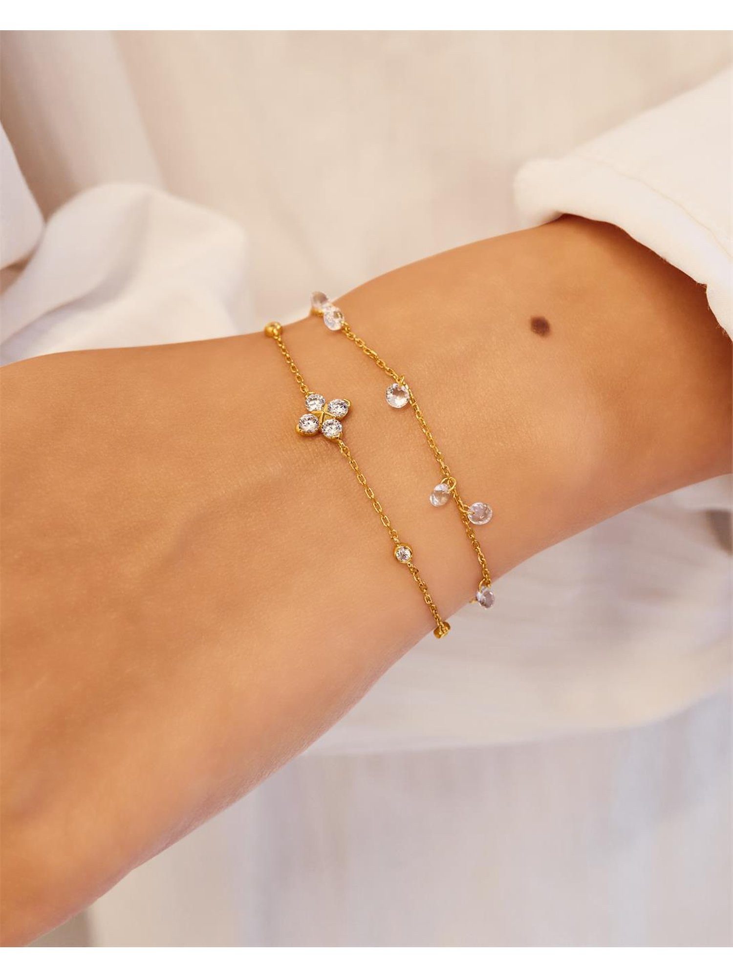 Ania Haie Armband Ania Haie Damen-Armband 925er Silber 8 Zirkonia