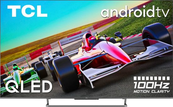 TCL 65C728X1 QLED-Fernseher (164 cm/65 Zoll, 4K Ultra HD, Smart-TV, Android TV, Android 11, Onkyo-Soundsystem, Gaming TV)