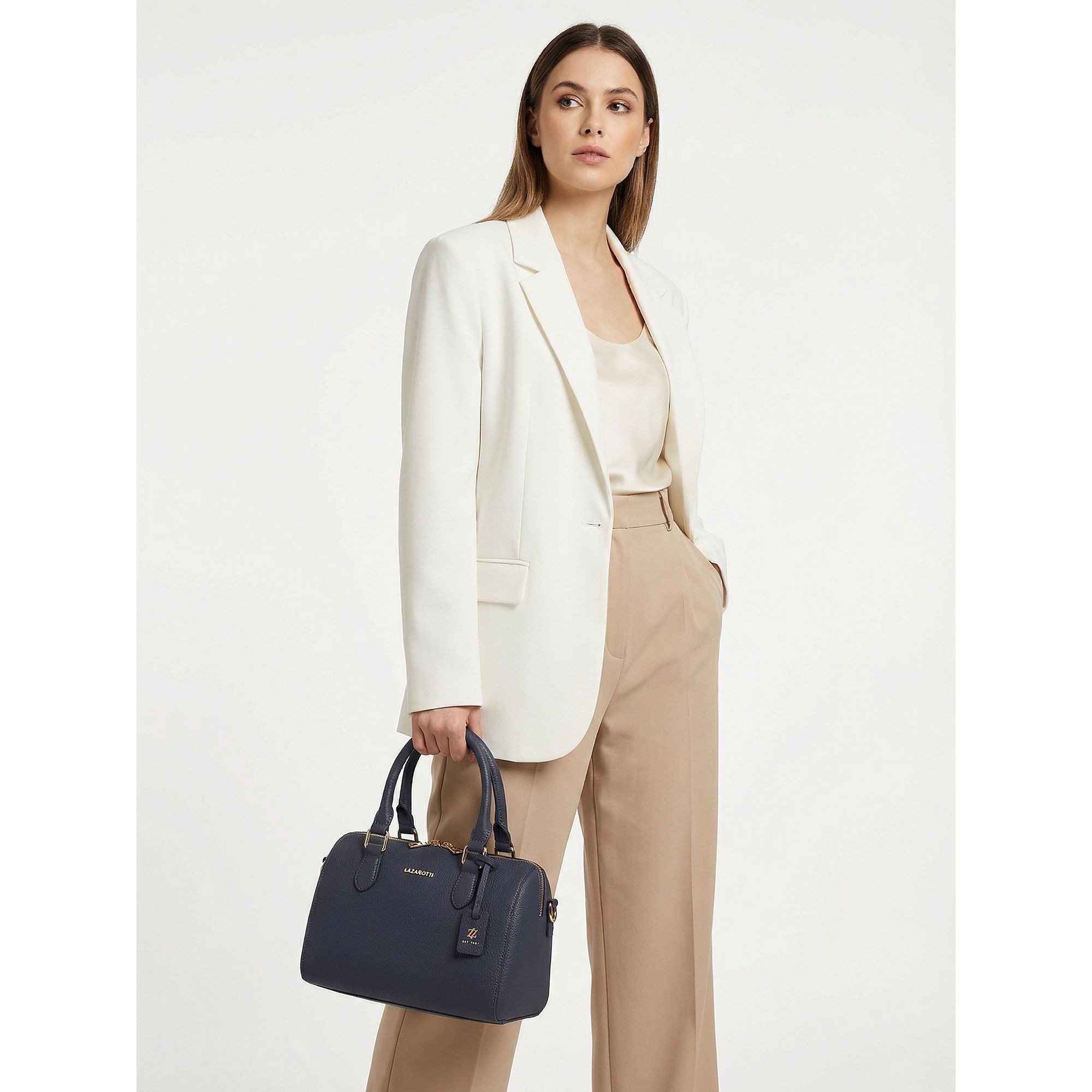 Lazarotti Henkeltasche Bologna Leather, Leder günstig online kaufen