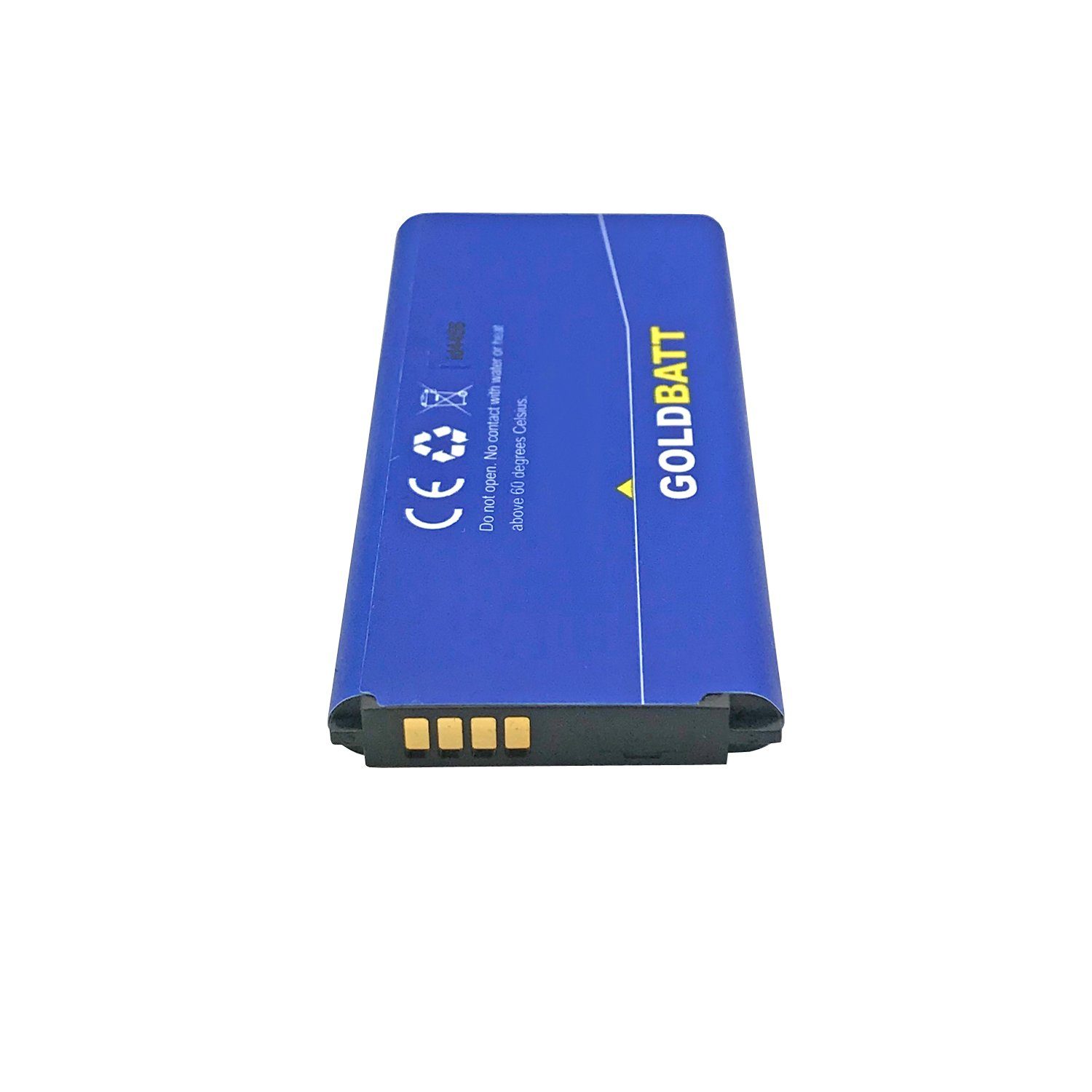 GOLDBATT Akku für Samsung Galaxy S5 mini G800 EB-BG800BBE Dx SM-G800F EB-BG8000 Akku Ersatzakku Akku 2100 mAh (3,8 V, 1 St), 100% kompatibel, optimale Passgenauigkeit