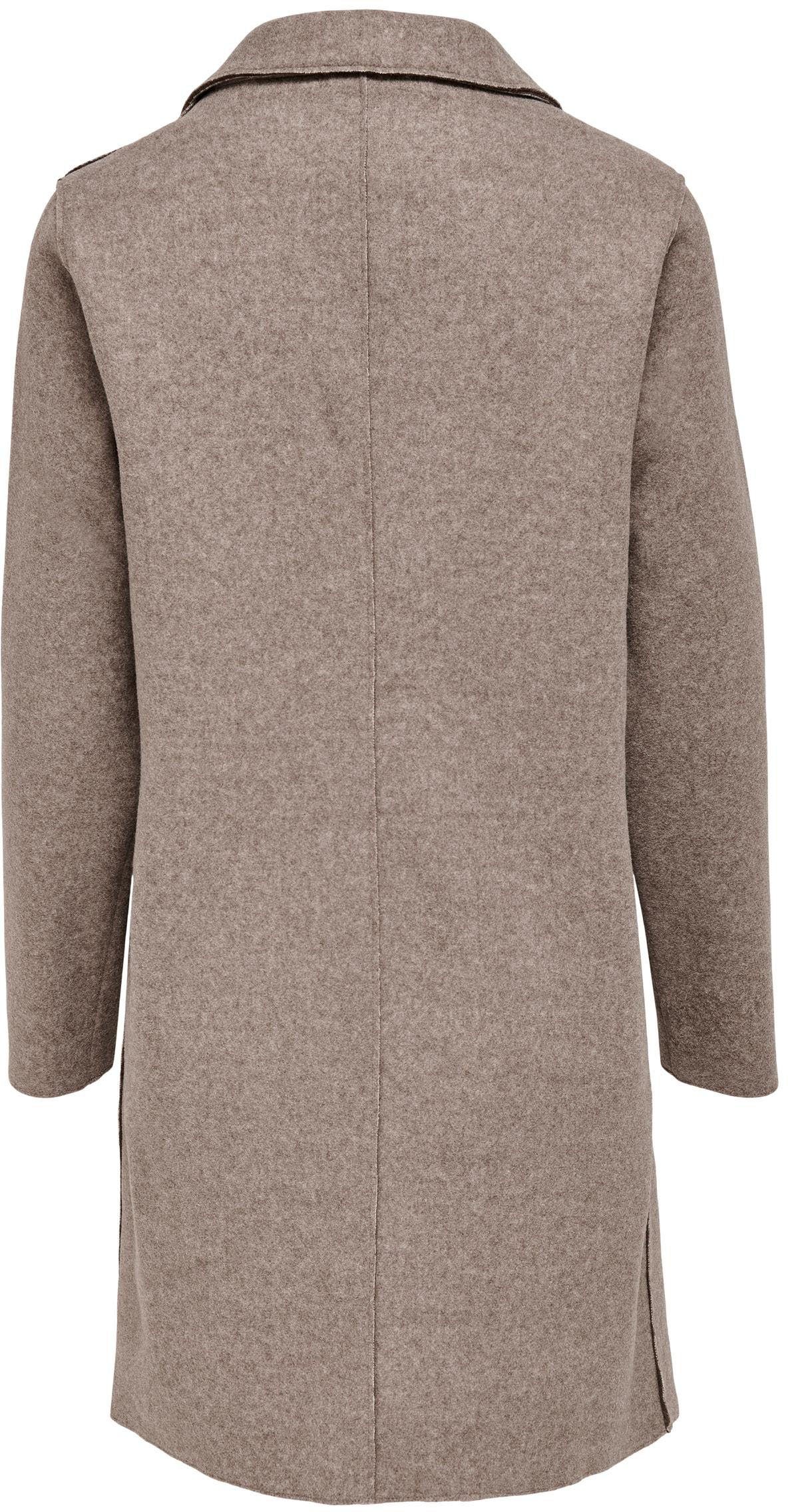 ONLY Kurzmantel BONDED braun-meliert ONLCARRIE COAT