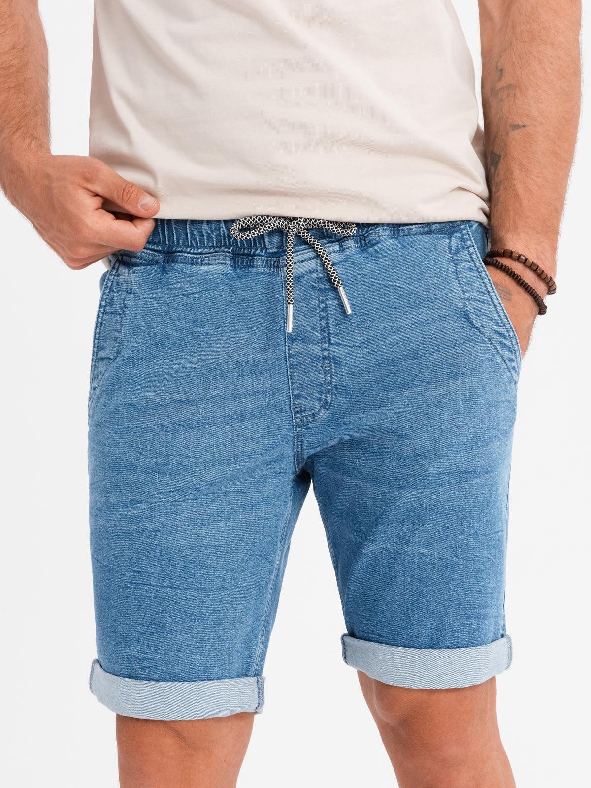 OMBRE Jeansshorts Jeansshorts für Herren mit hochgekrempeltem Bein günstig online kaufen