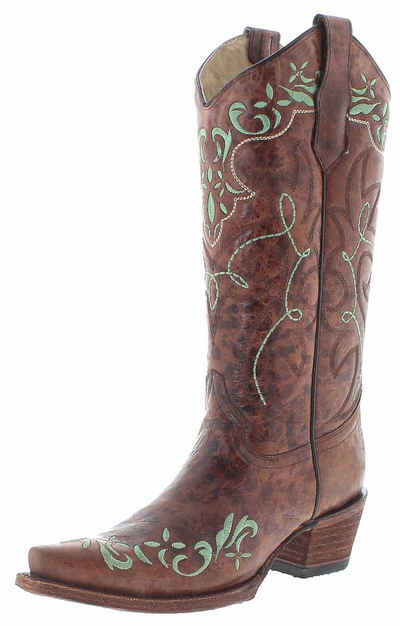 Corral Boots »L5493 Braun« Cowboystiefel Rahmengenähte Damen Westernstiefel
