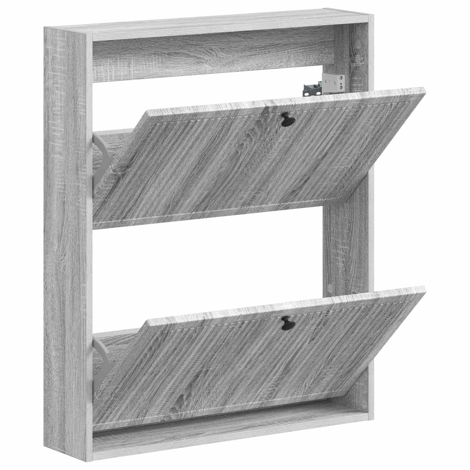 vidaXL Schuhregal Wandmontierter Schuhschrank EDE 71 x 17 x 86 cm Holzwerkstoff