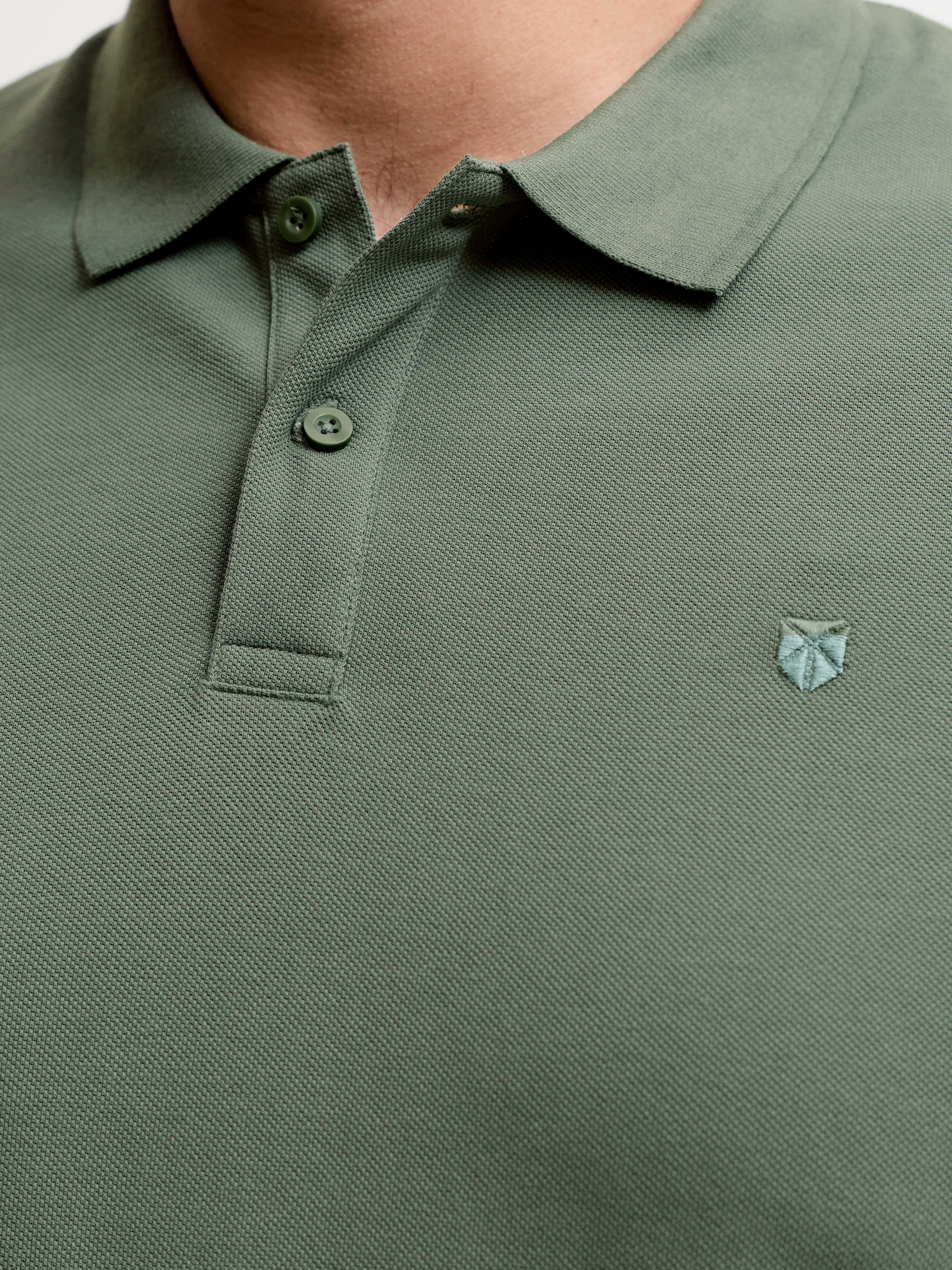 Jack & Jones PlusSize Poloshirt JPRBLAWESTON SS POLO PLS mit Stickerei