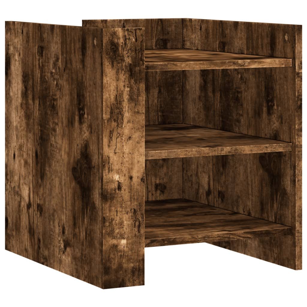vidaXL Nachttisch Nachttisch Räuchereiche 45x50x50 cm günstig online kaufen