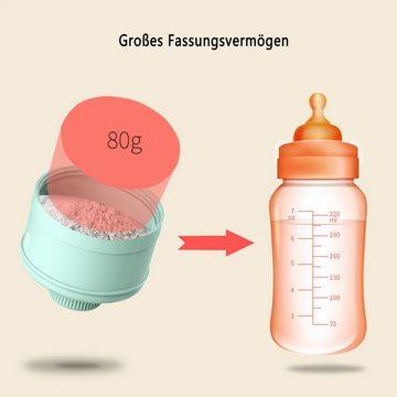 Baby Ja Vorratsdose Milchpulver-Kartons,Babynahrungsspender,Snackaufbewahrung, 3-lagige Milchpulverbox,Milchpulver aufbewahren,auslaufsicher