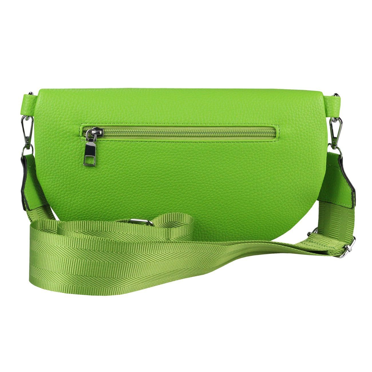 ITALYSHOP24 Bauchtasche Damen Gürteltasche Umhängetasche CrossBody günstig online kaufen