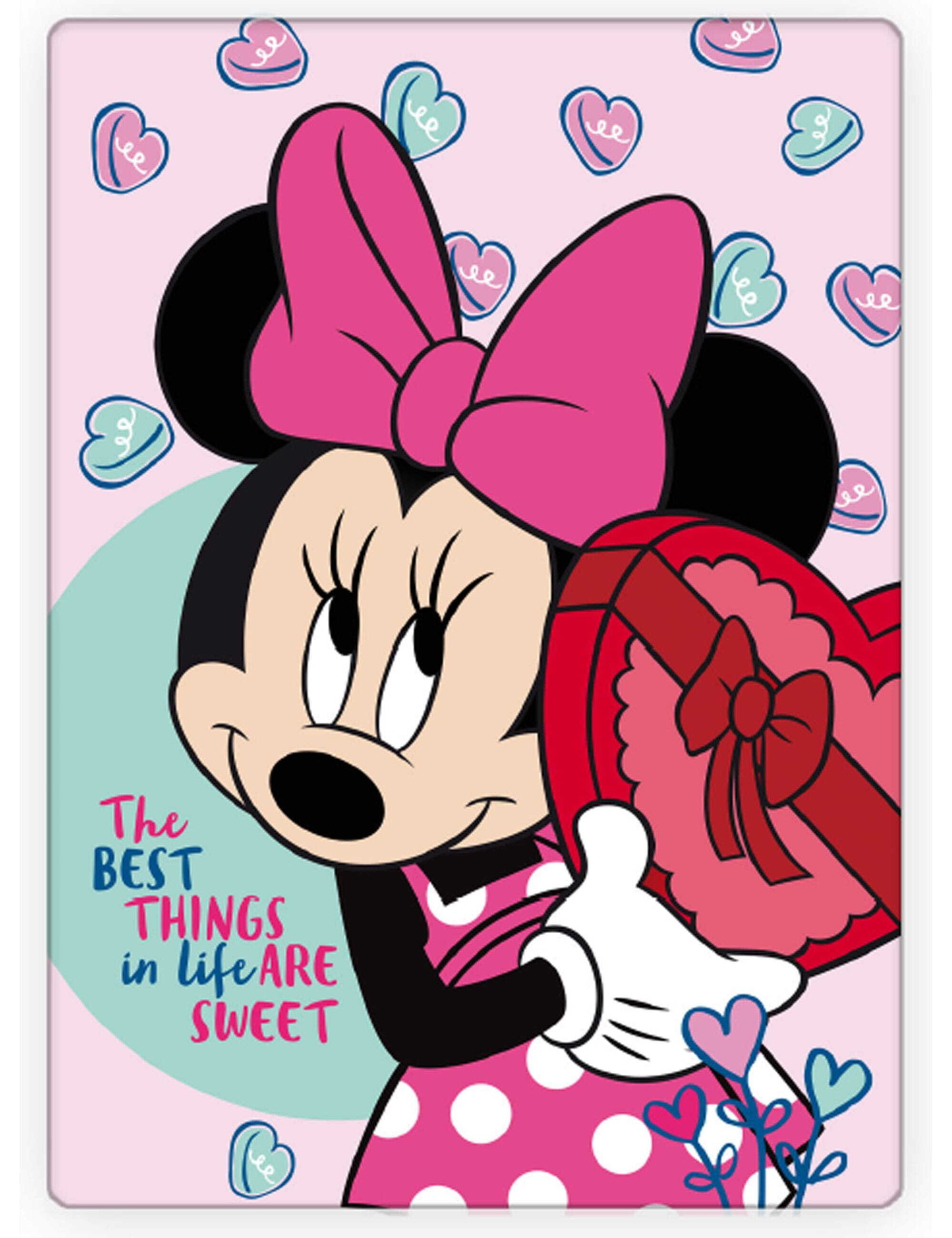 Decke Mouse, Minnie Disney Babydecke