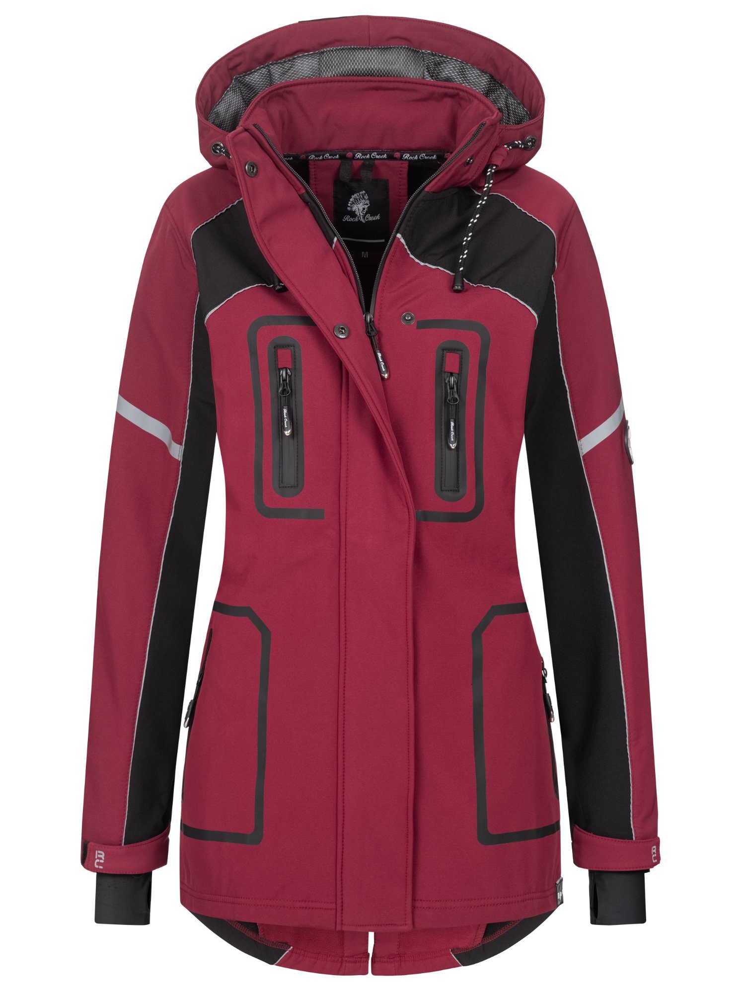 Rock Creek Softshelljacke Damen Softshellmantel Wanderjacke D-497 günstig online kaufen
