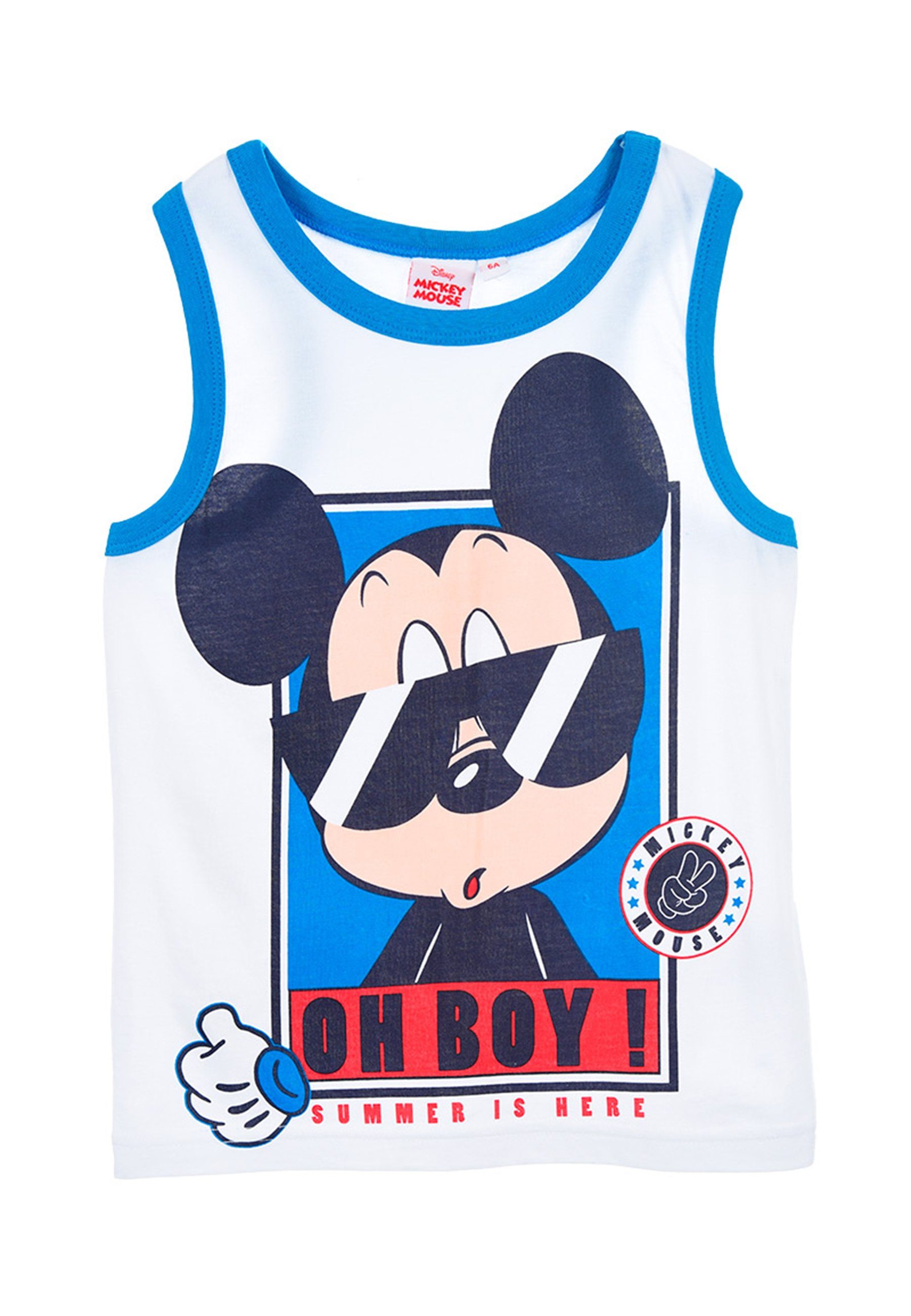 Disney Mickey Mouse Muskelshirt Jungen Sommer Shirt Kinder Tank Top Muskel-Shirt