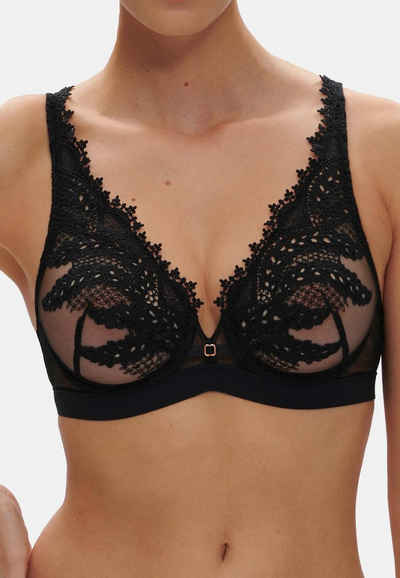 SIMONE PERELE Bügel-BH Mystic (1-tlg) Bügel-BH - Leicht transparent - Edle Stickerei, Verzierte Träger