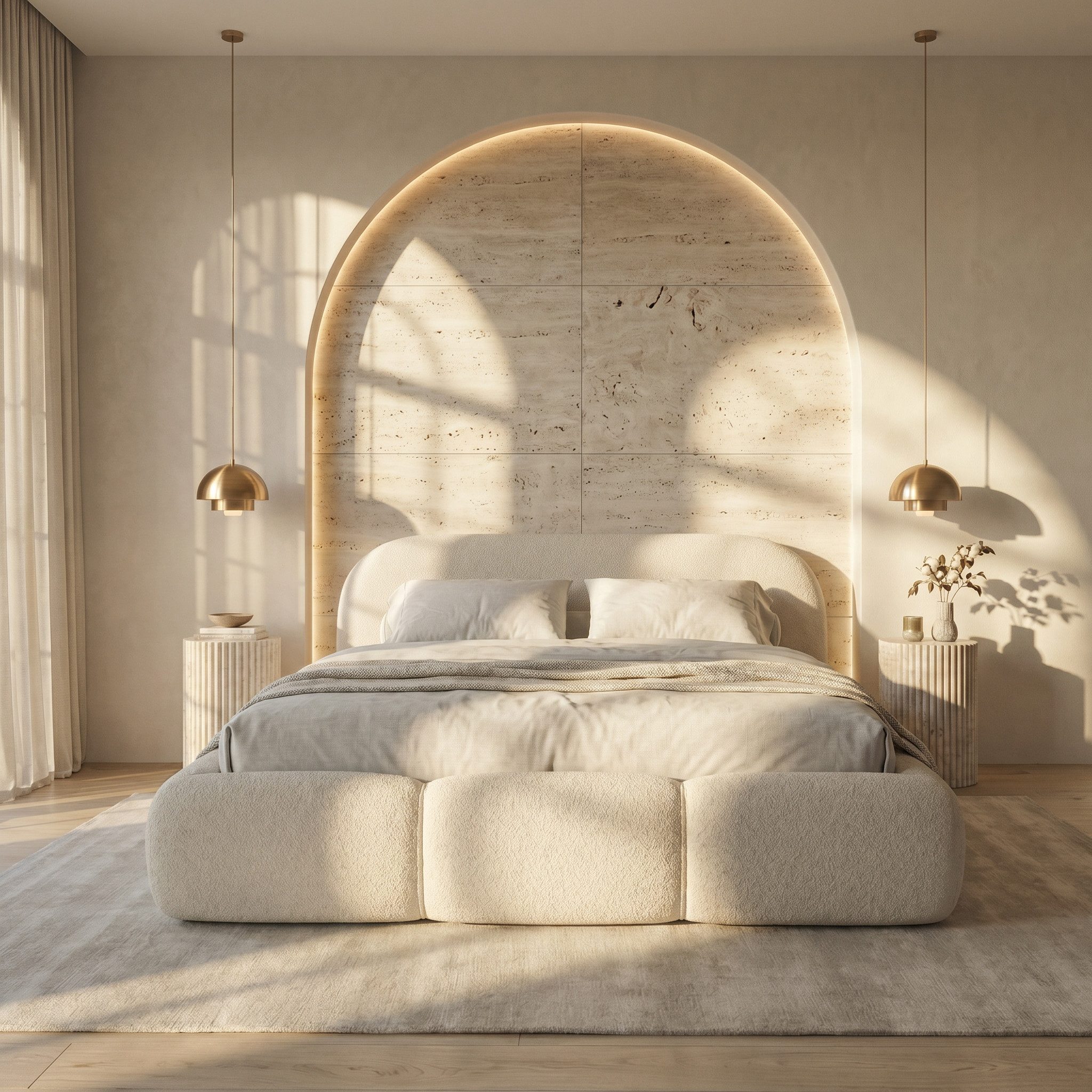 thematys Polsterbett mit Bettkasten, CLOUD 140x200 160x200 180x200 200x200cm (Kopfteil im Oversize-Look und Stauraum – weich, modern und pflegeleicht)