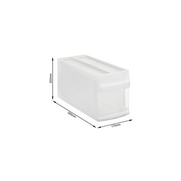ROTHO Aufbewahrungsbox Systemix Schubladenbox 1 Schub, Kunststoff (PP) BPA-frei