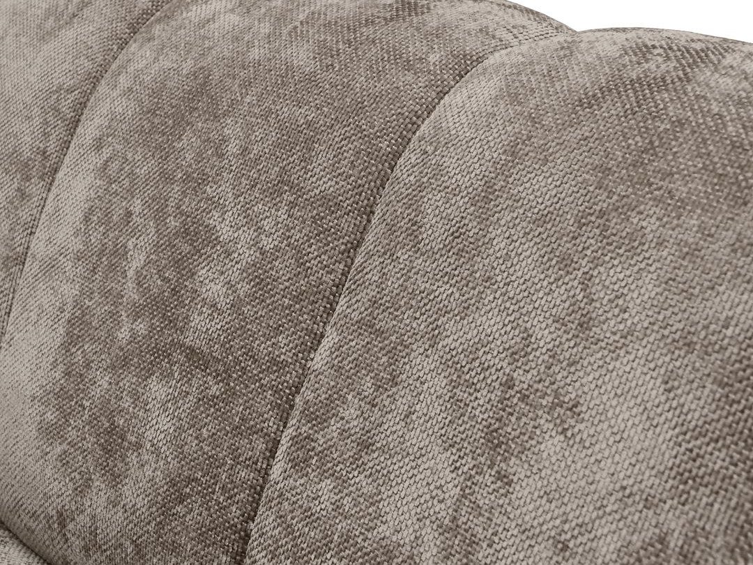 Beautysofa Ecksofa mit Metallbeine in Schwarz VOLARE L, ohne Schlaffunktion, mit höchstem Sitzkomfort – Bild 5 von 5
