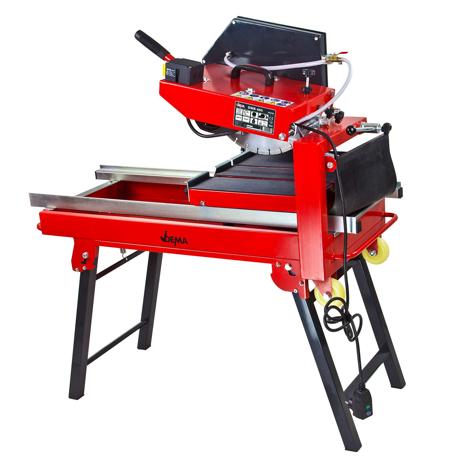 DEMA Steintrenner / Fliesenschneider DWB450, 450 mm Diamant Sägeblatt, 230 Volt / 50 Hz – Bild 2 von 5