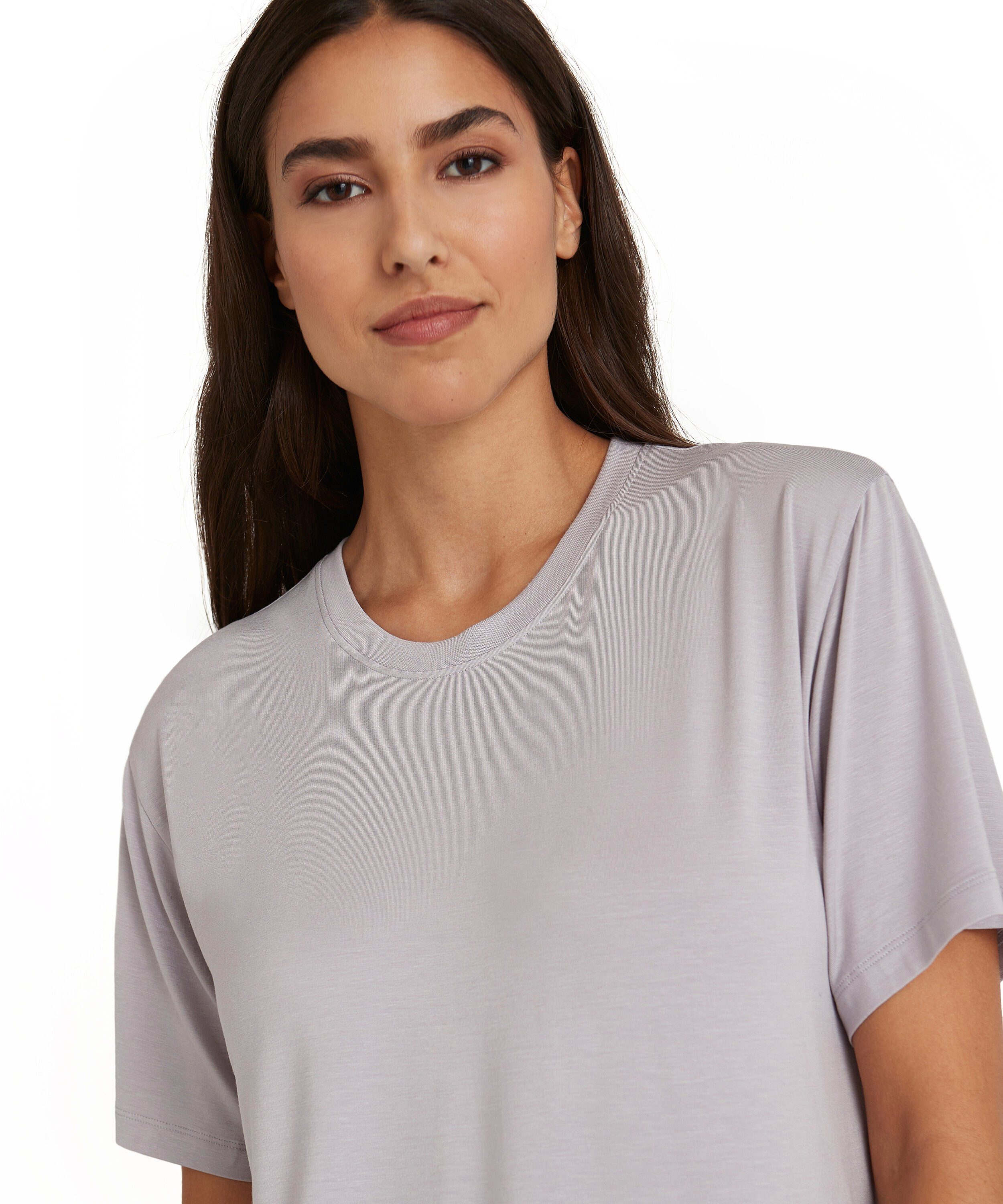 FALKE T-Shirt (1-tlg) angenehm weicher Tagekomfort (8241) dusty iris