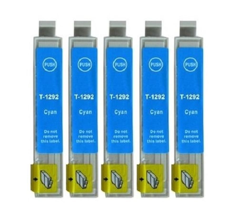 inkpro Druckerpatronen kompatibel mit Epson T1291, T1292, T1293, T1294, Tintenpatrone (für Stylus Office B42, BX305, BX320, BX525, BX535, BX625, BX630, BX635, BX925, BX935, SX230, SX235, SX420, SX425, SX430, SX435, SX438, SX440, SX445, SX525, SX535, SX620, WorkForce, 525, 630, WF-3010, 3520, 3530, 3540, 7015, 7515, 7525, 5-tlg., XL Füllmengen: jeweils 11,5 ml)