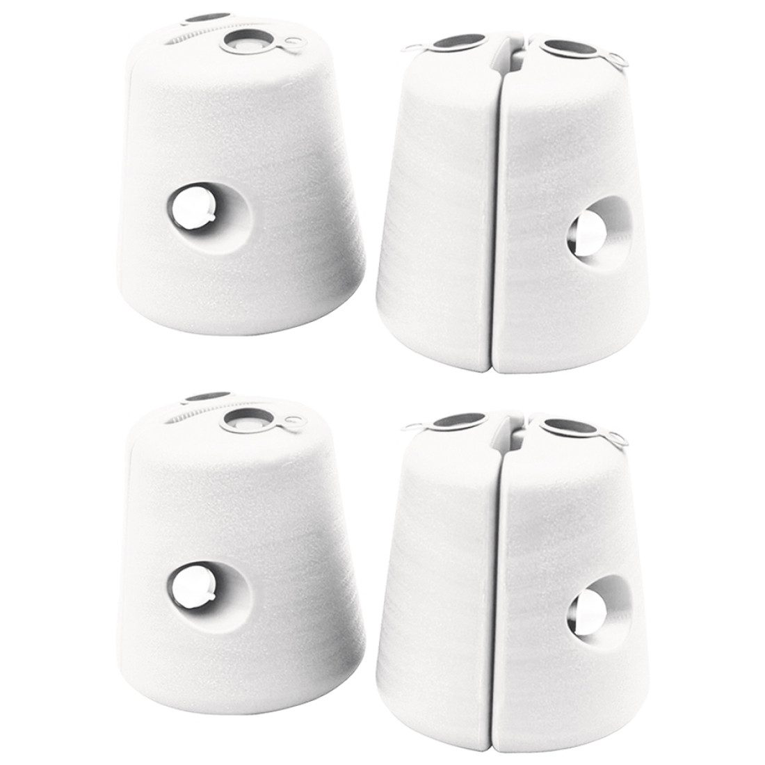 BRUNNER Pavillon 2 x Pavillon Ständer Base Farbe: Weiß 2 Stück