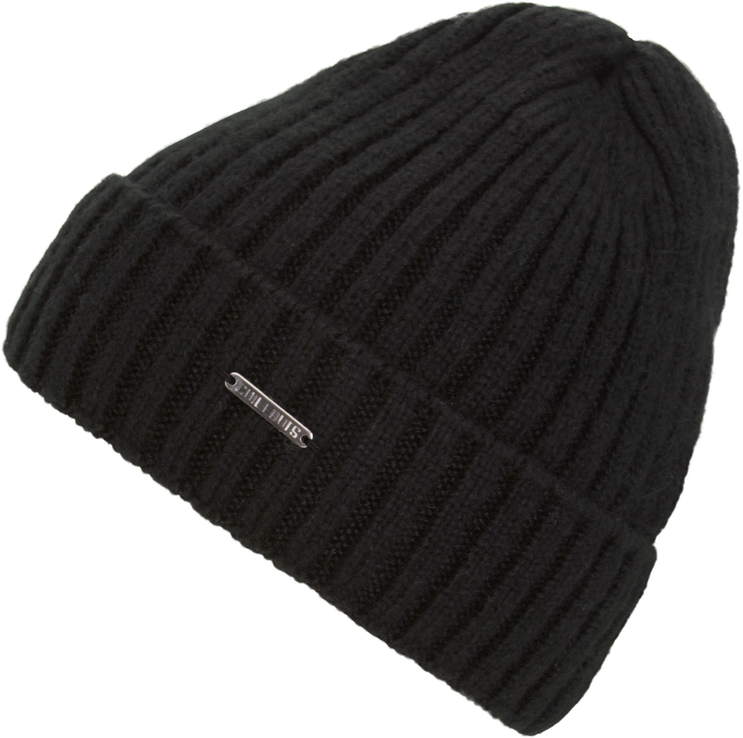 chillouts Beanie Tuva Hat in flexibler Passform ca. 53-62 cm, klassisches Rippstrick-Design
