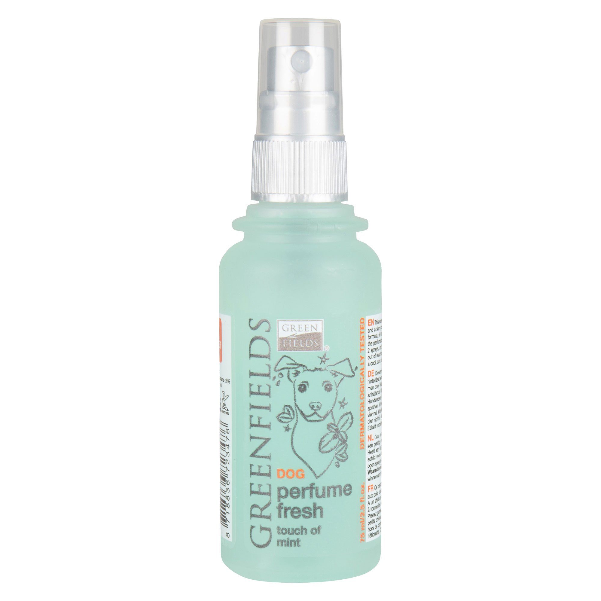 Greenfields Fellpflege Greenfields Hundeparfüm Fresh - wie frisch gebadet, 75 ml, (1-St), frei von Allergenen und Parabenen