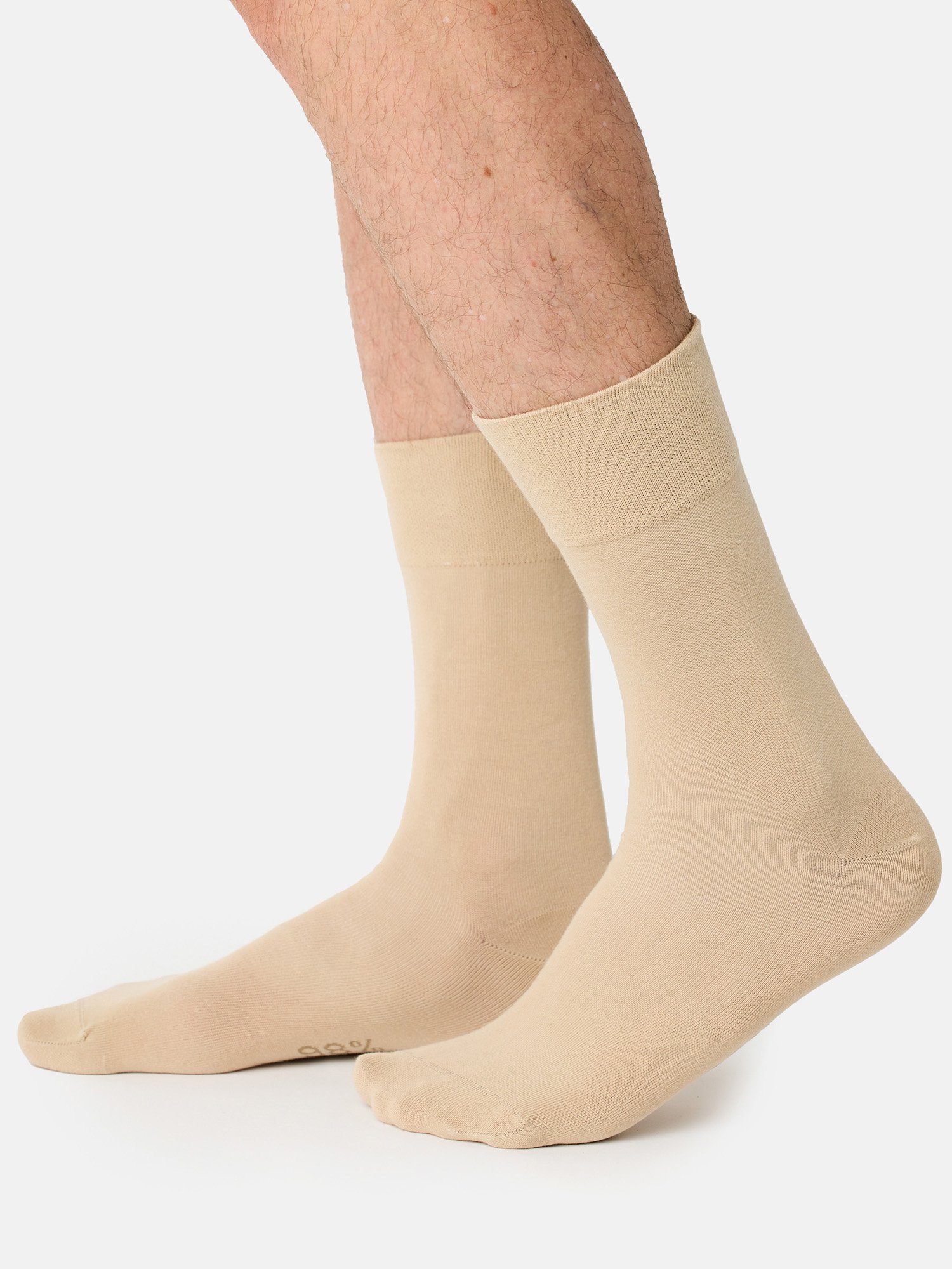 Basicsocken Nur Socken uni Komfort günstig Der leinen (7-Paar)