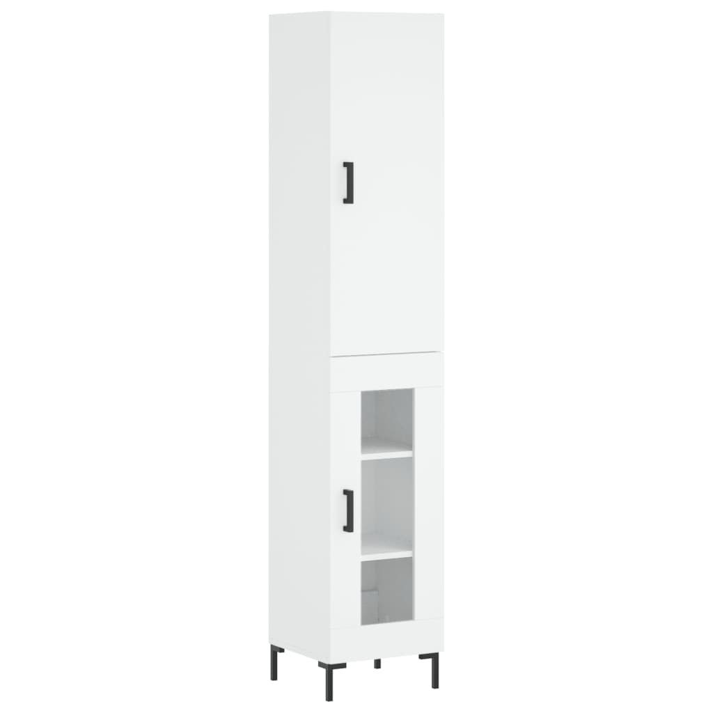 vidaXL Highboard Highboard Weiß 34,5x34x180 cm günstig online kaufen