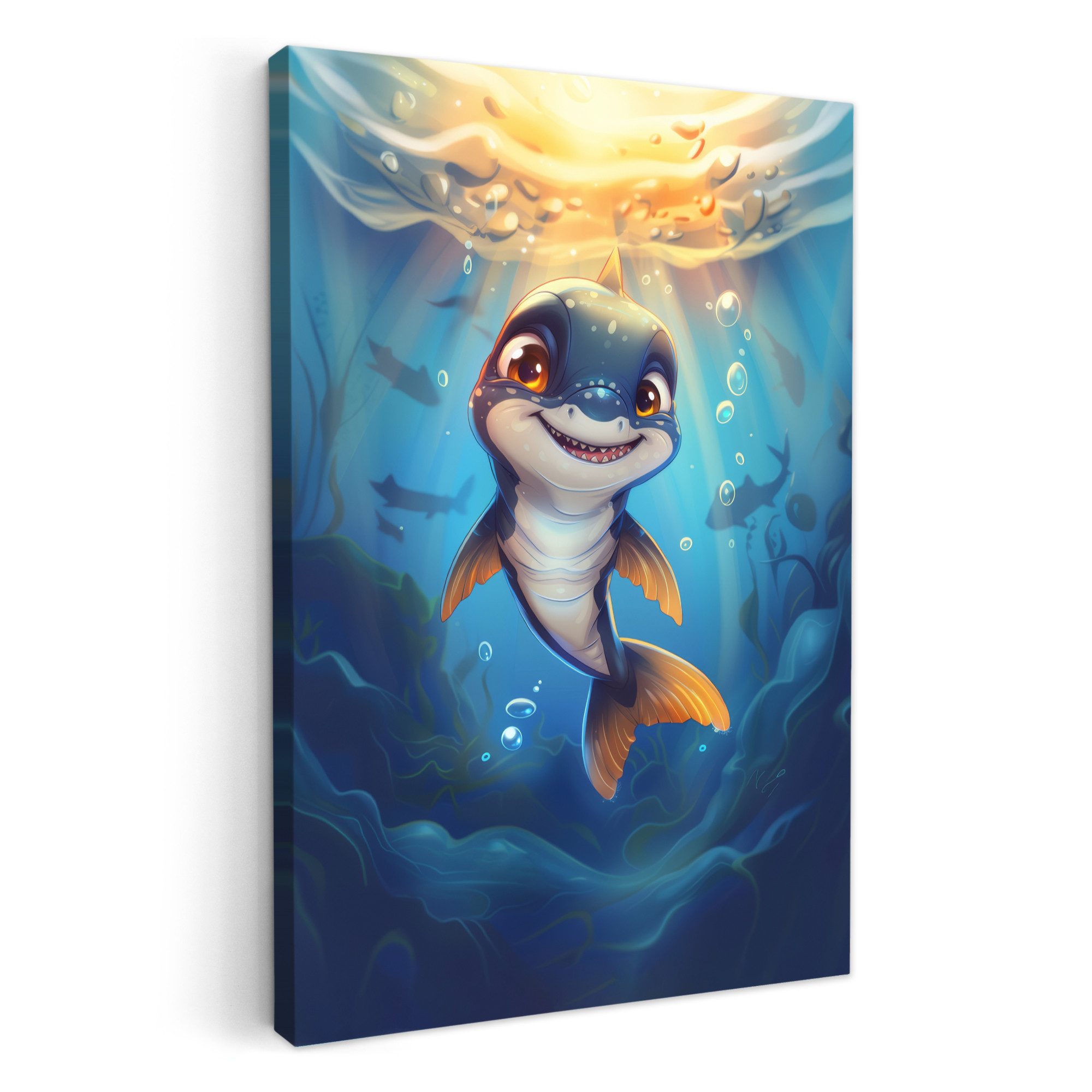 OneMillionCanvasses® Leinwandbild Hai - Baby - günstig online kaufen