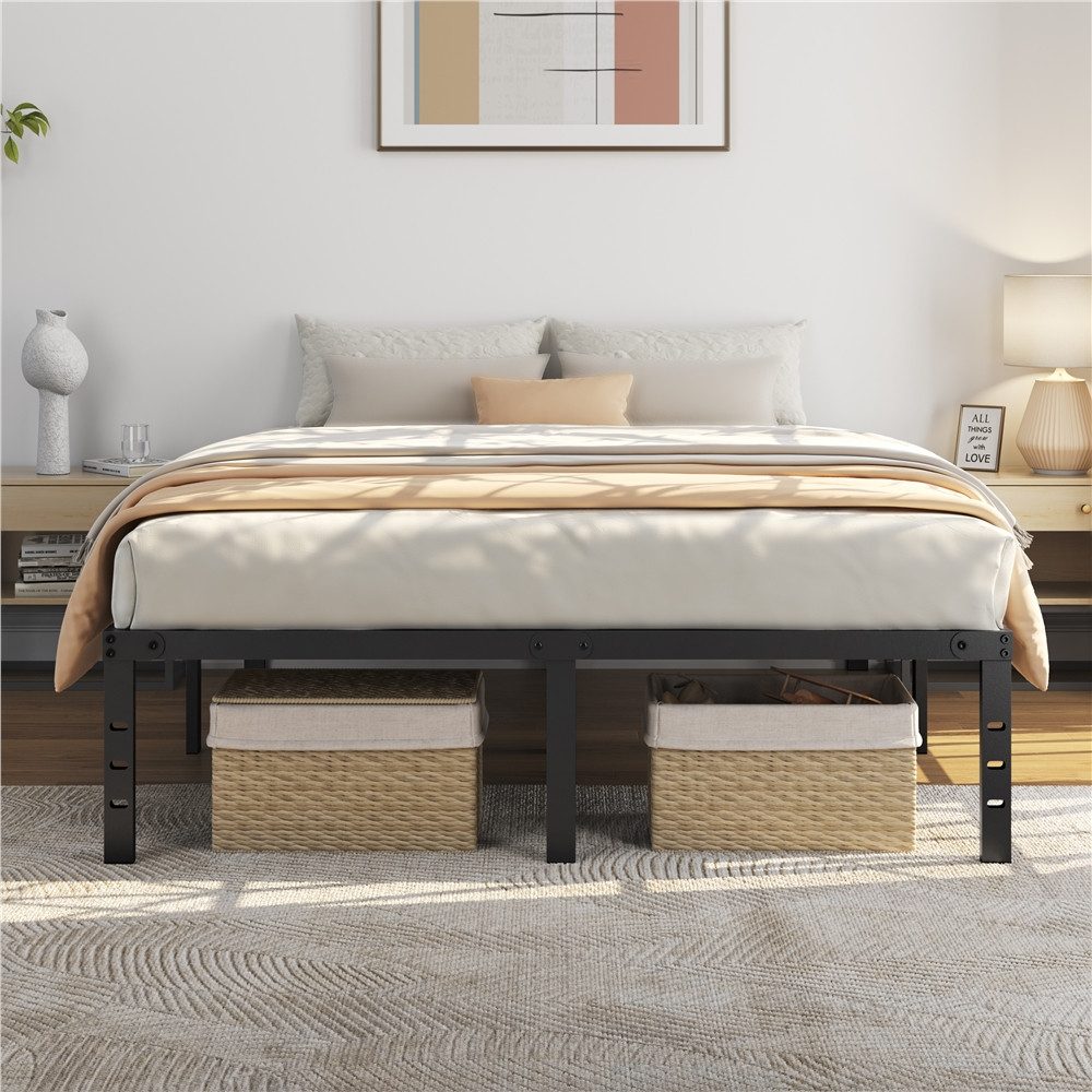 Yaheetech Metallbett, Bettrahmen 36/41 cm H günstig online kaufen
