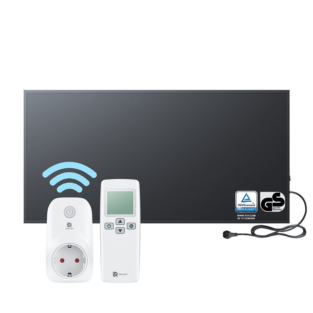 Bringer Infrarotheizung, 300-1200 Watt mit Thermostat Elektroheizung Schwar günstig online kaufen