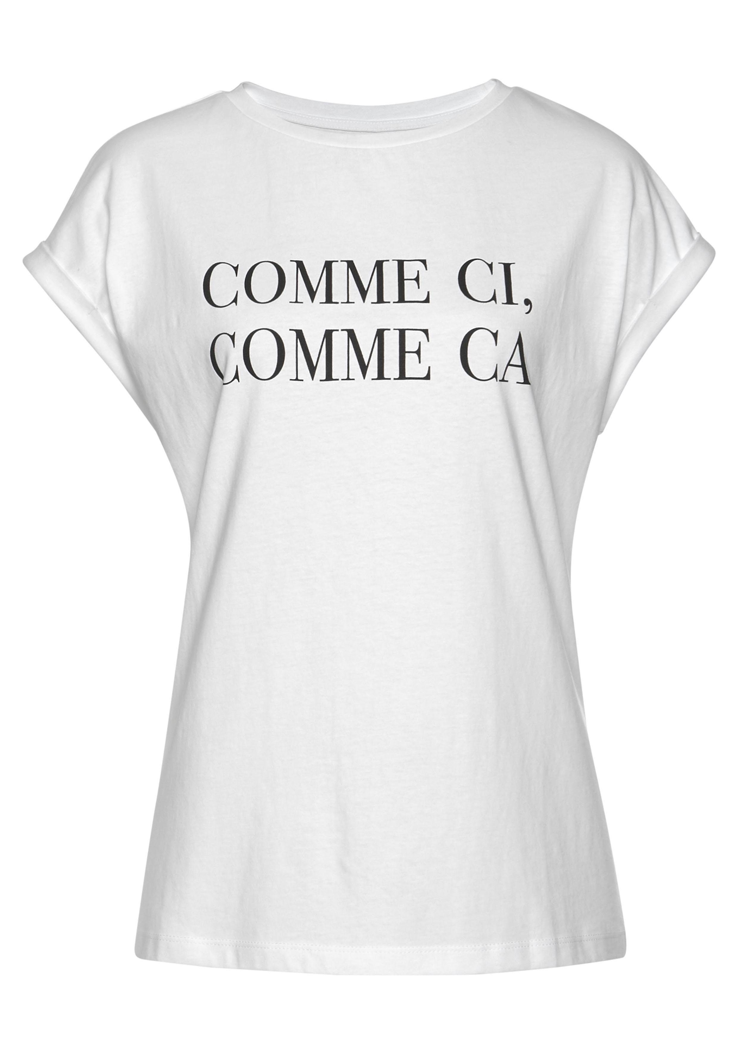 Buffalo T-Shirt mit Print, Kurzarmshirt aus Baumwolle, lockere Passform. Reduzierter Preis € 14,99. Unverbindliche Preisempfehlung € 24,99