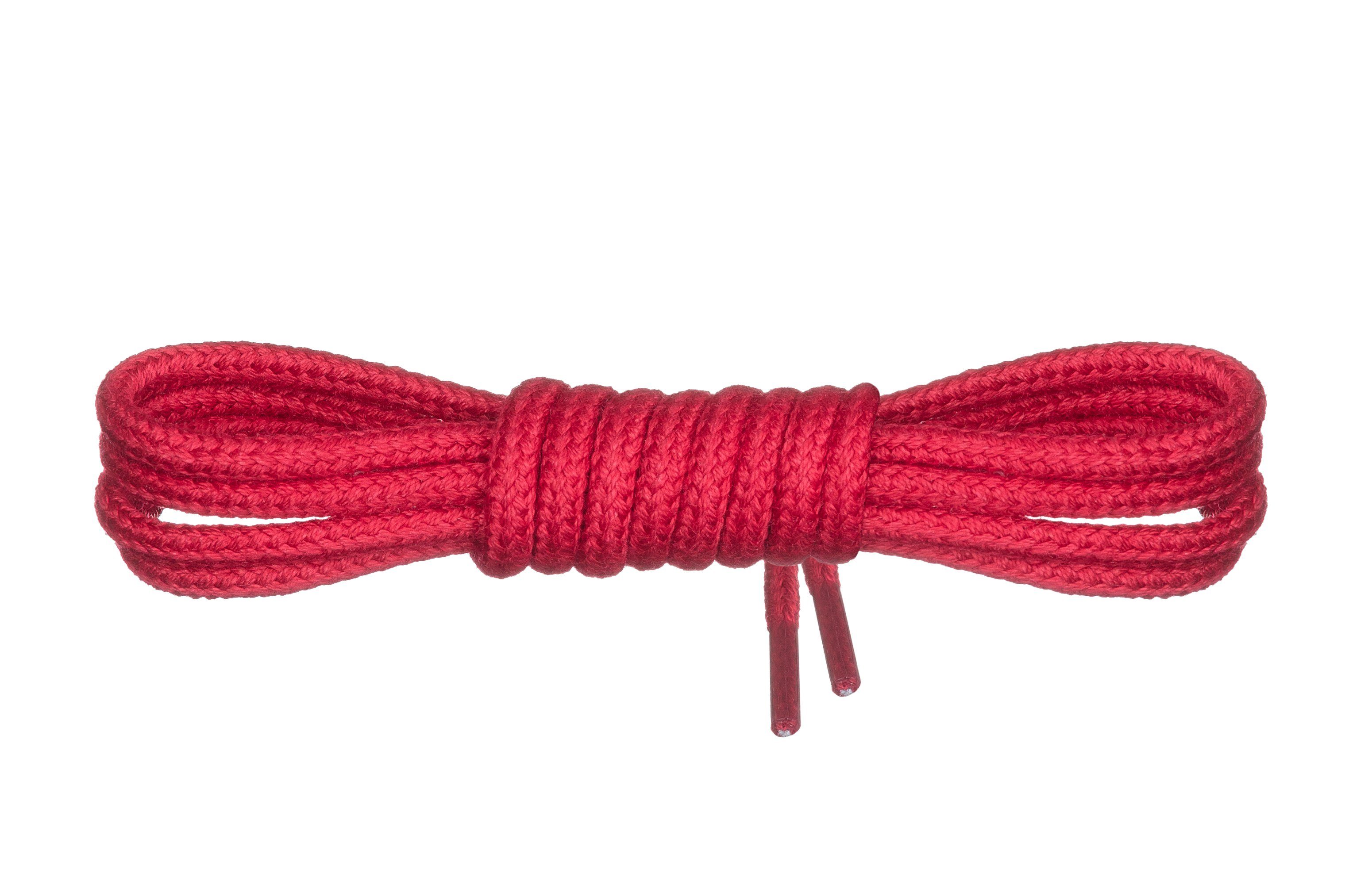 Mount Swiss Schnürsenkel runde Schnürsenkel aus 100% Baumwolle, reißfest, ø 3 mm -4 mm, Längen
