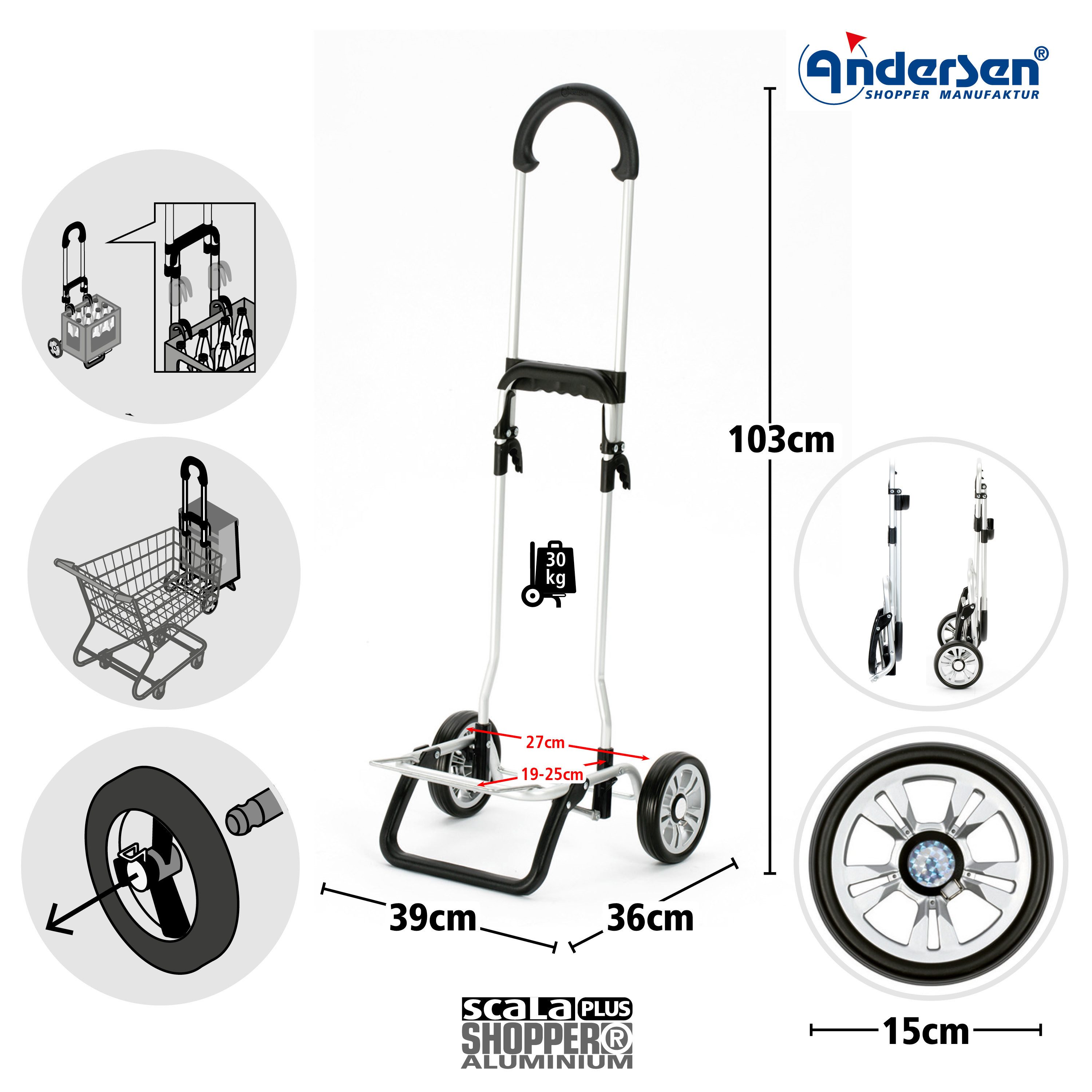 Andersen Einkaufstrolley Scala Shopper Plus mit günstig online kaufen