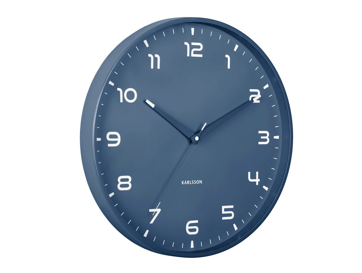 Karlsson Wanduhr Karlsson Orgullo KA6053BL Wanduhr Klassikblau