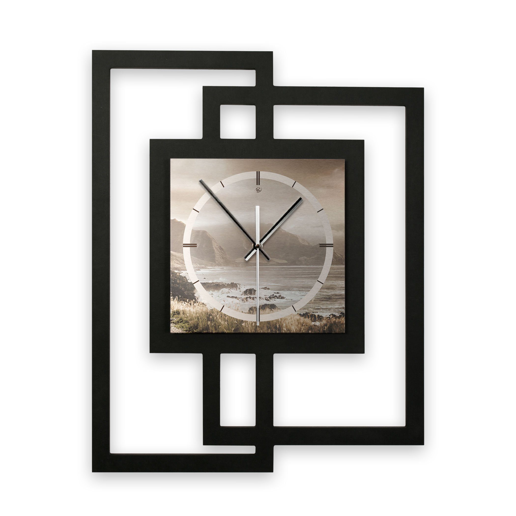 Kreative Feder Wanduhr Design-Wanduhr „Küste“ in günstig online kaufen