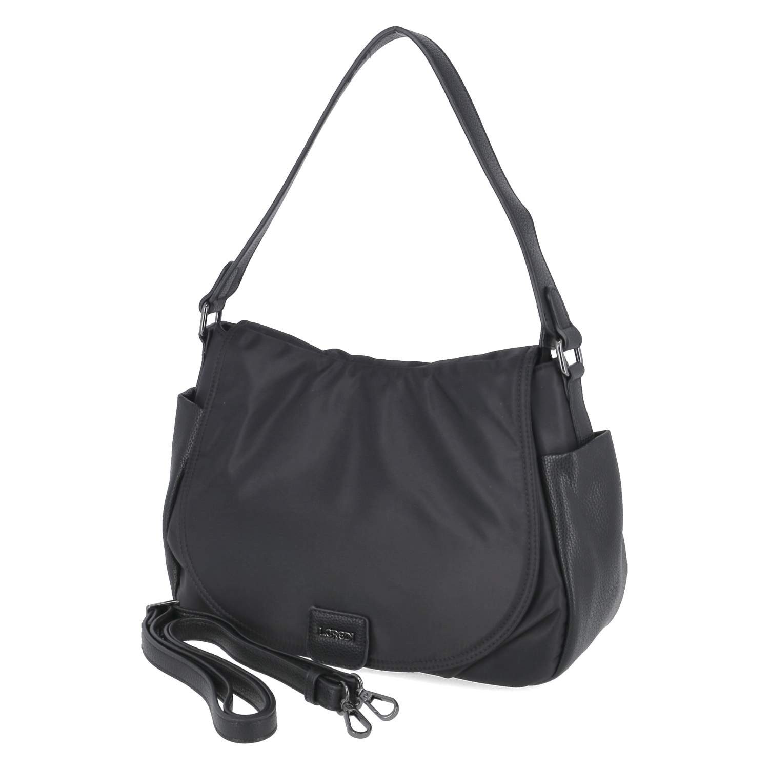 Handtasche L.Credi 1006275/200 Damen Umhängetaschen Textil black