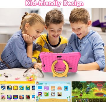 PRITOM Quad Core 2GB RAM BT WiFi Dual Camera Tablet (7", 32 GB, Android 11, Mit Bildungsspielen und Kindersicherung vorinstallierte KinderSoftware)
