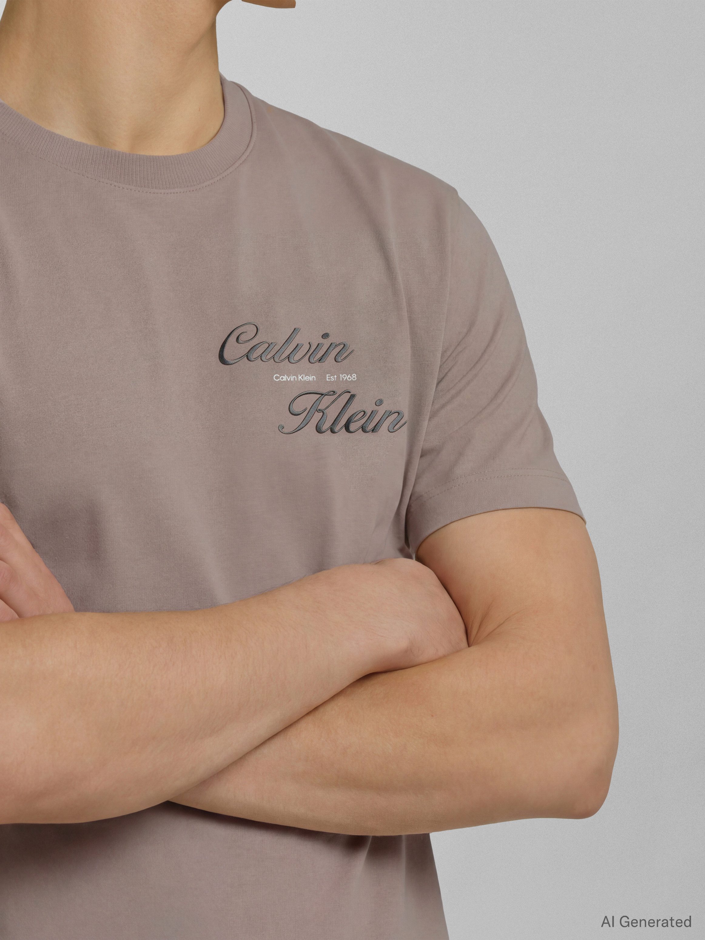 Calvin Klein Jeans T-Shirt CALVIN KLEIN Regular fit mit Print – Bild 3 von 4