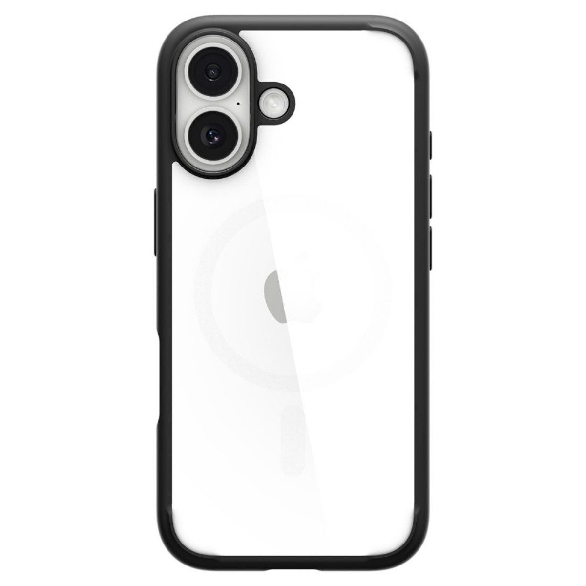 Spigen Handyhülle Ultra Hybrid Case Matt Schwarz Kompatibel mit iPhone 17 6,1, Hybridhülle mit stoßdämpfendem Rahmen und reduzierter Spiegelung