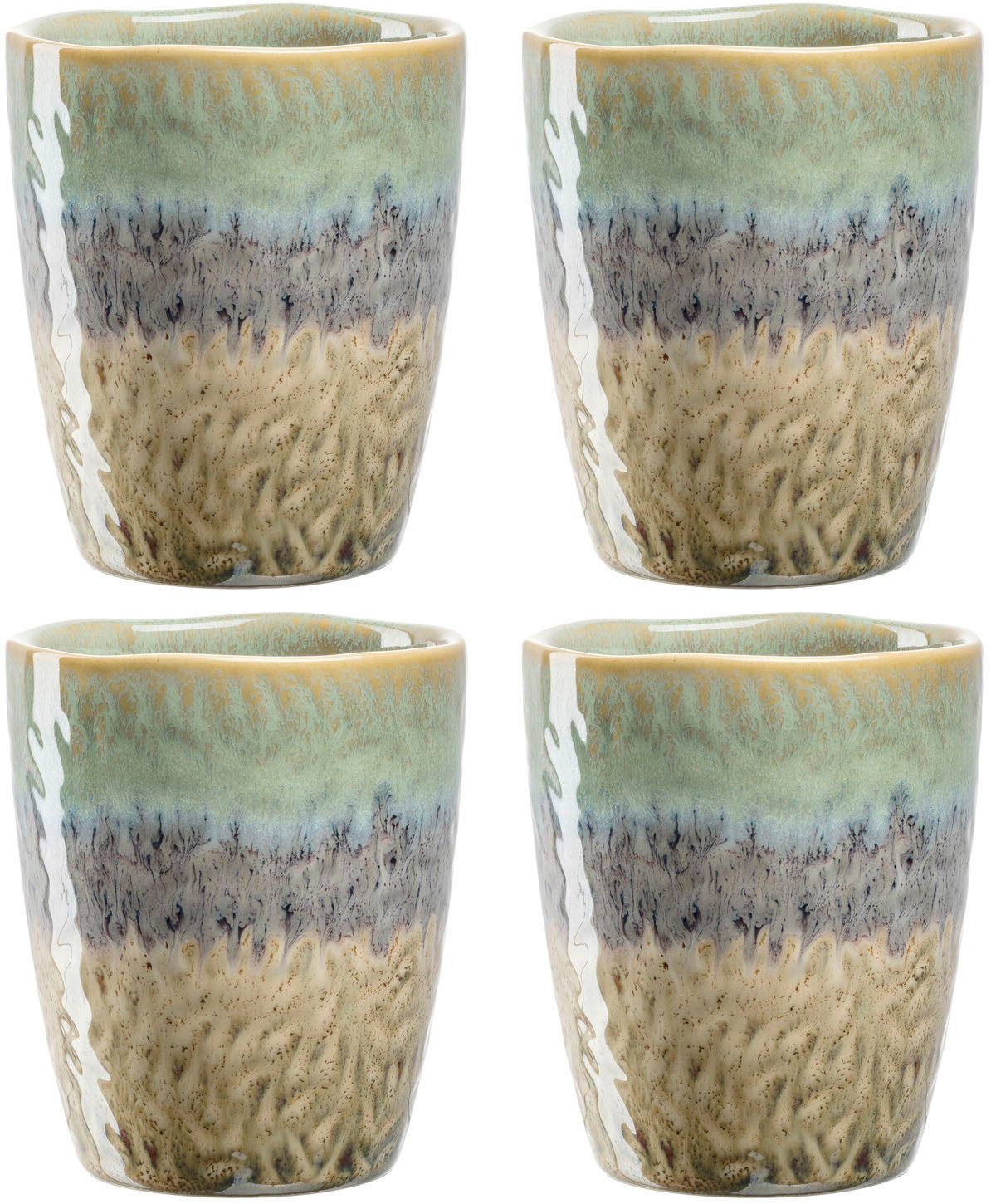LEONARDO Кружки MATERA, Keramik, 300 ml, 4-teilig
