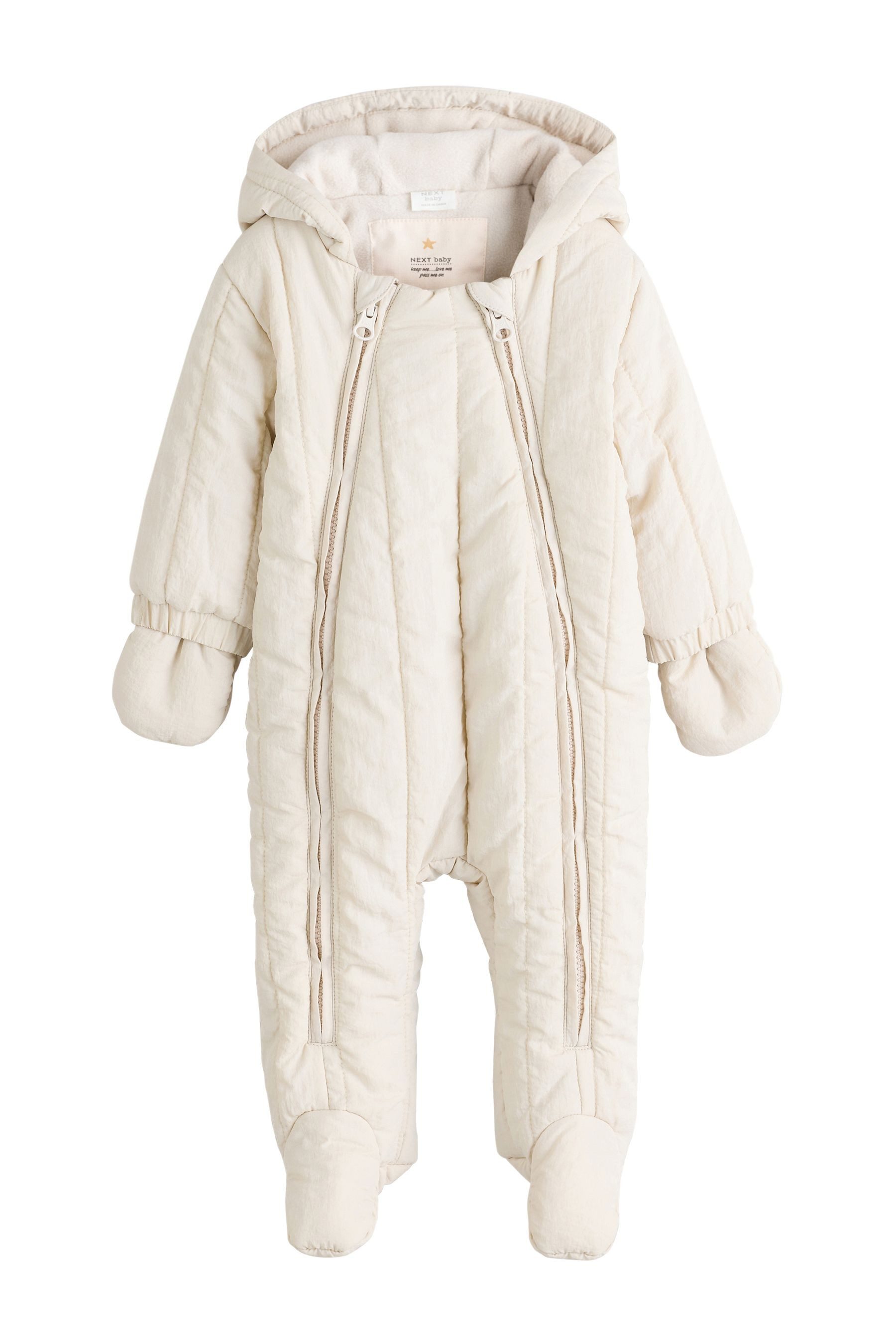 Next Overall Gesteppter Strampler mit Slogan günstig online kaufen