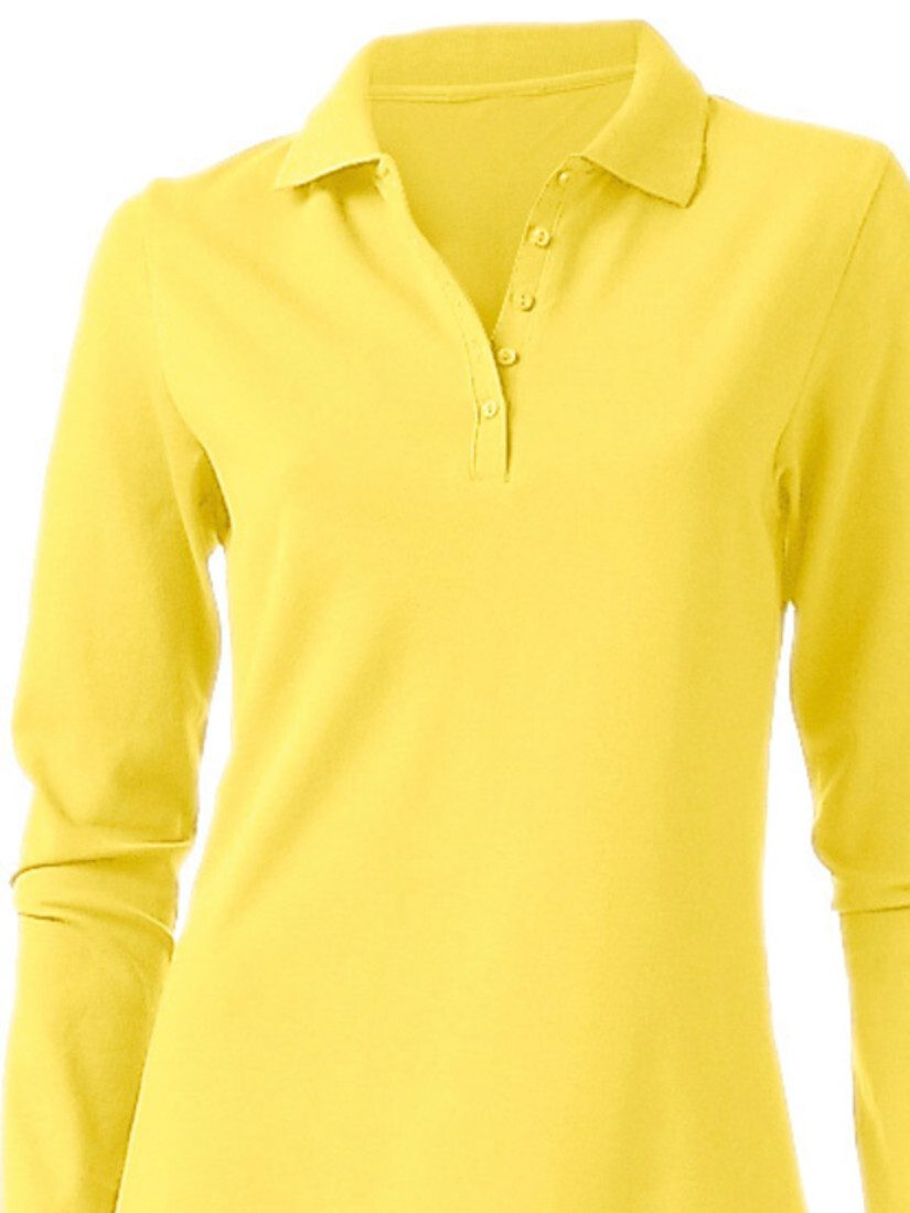 heine T-Shirt Poloshirt Langarm