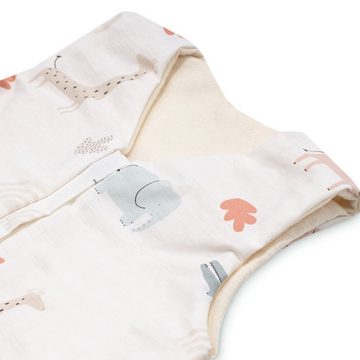 Julius Zöllner Babyschlafsack Schlafsack Schlafsack Organic Wild Friends 90 (1 tlg), Schlafsack Babyschlafsack