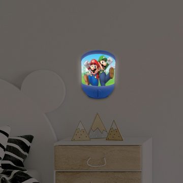 Lexibook® Taschenlampe Super Mario Wandlicht Tisch-Nachtlicht Lampe mit Timerfunktion