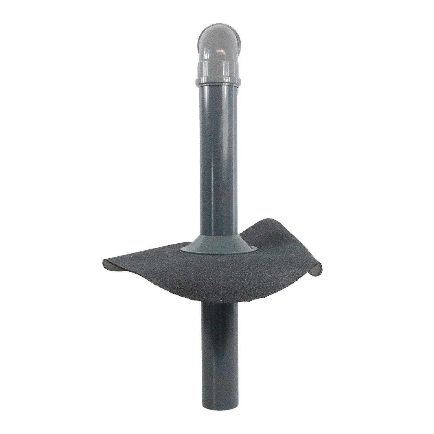 FLECK Dachdurchführung Flachdach-Schwanenhals "Stecki" DN 70, Spezial-Hart-PVC