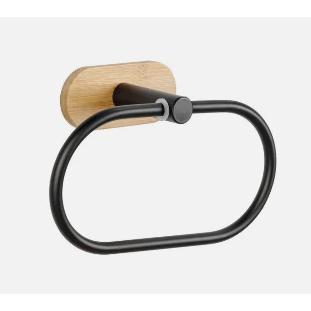 WENKO Handtuchring Handtuchhalter Badezimmer, ohne Bohren